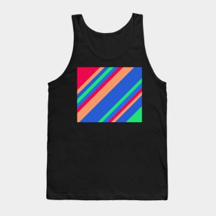 Soothing Slanting Stripes Tank Top